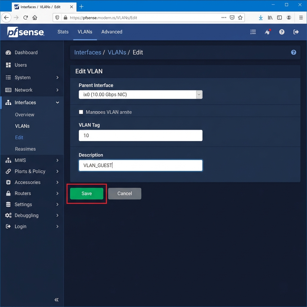 Configuração de VLAN
