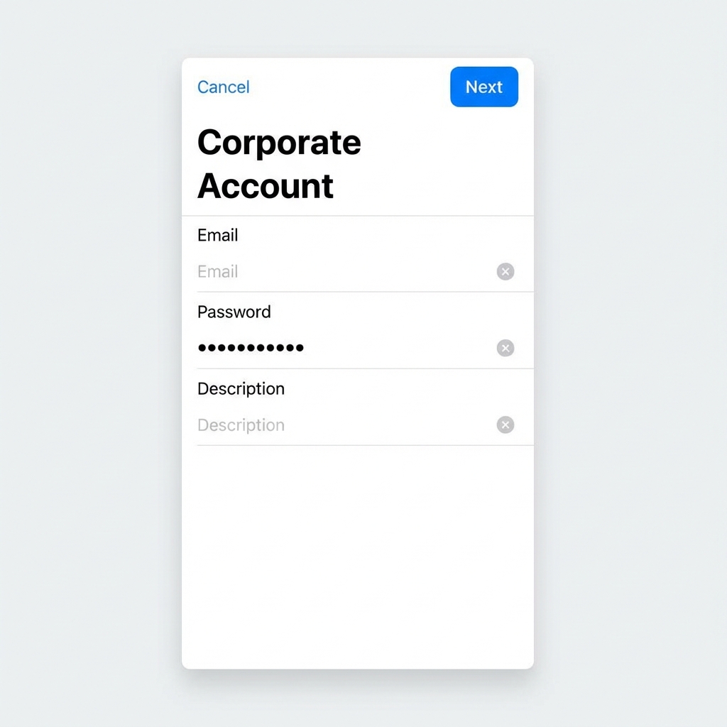 Tela Configuração Nativa