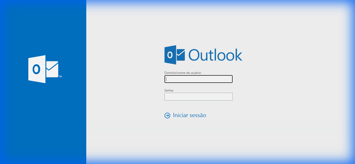 Tela de Login Webmail