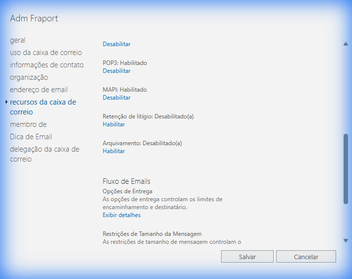 Recursos e Arquivamento